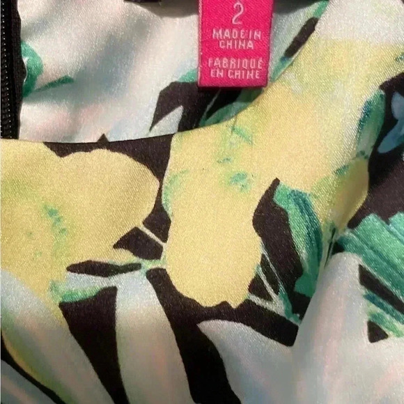 Vince Camuto multicolored back zip sleeveless midi dress 2 - Picture 4 of 5